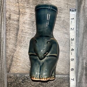 Novica Unique Elephant Ceramic Vase signed & numbered.